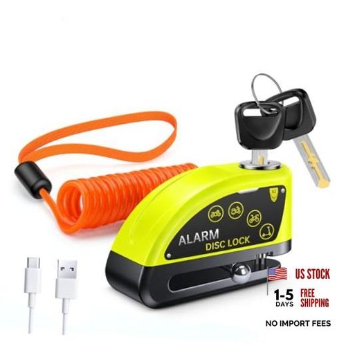 Motorcycle disc lock - lock, with