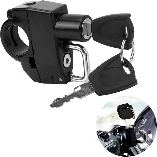 Motorcycle helmet lock - motorcycle,