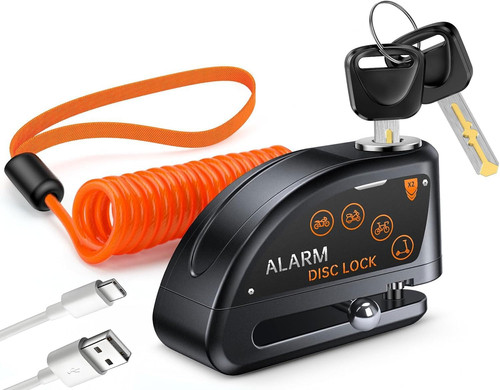 Motorcycle disc lock with - disc,